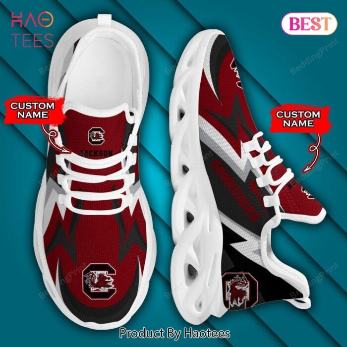 NCAA South Carolina Gamecocks Personalized Custom Name Max Soul Shoes