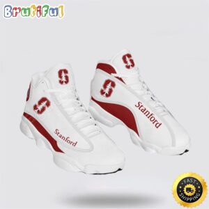 NCAA Stanford Air Jordan 13 Printed Logo JD 13