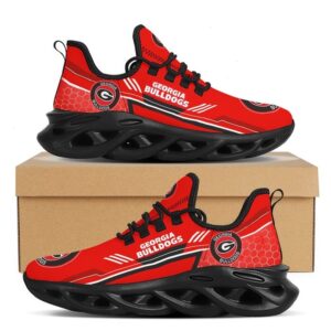 NCAA Team Georgia Bulldogs College Fans Max Soul Shoes