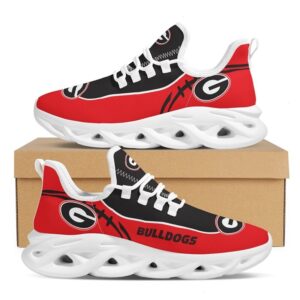 NCAA Team Georgia Bulldogs College Fans Max Soul Shoes for Fan