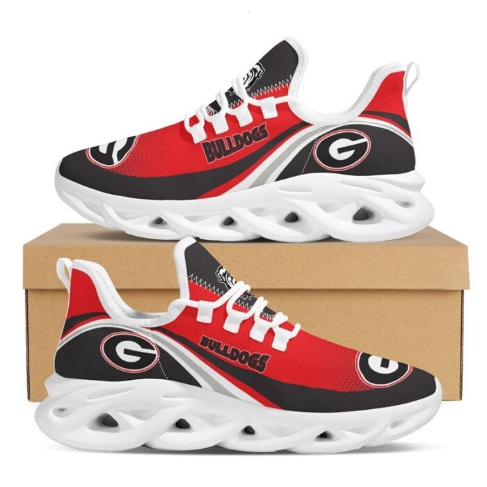 NCAA Team Georgia Bulldogs College Max Soul Shoes