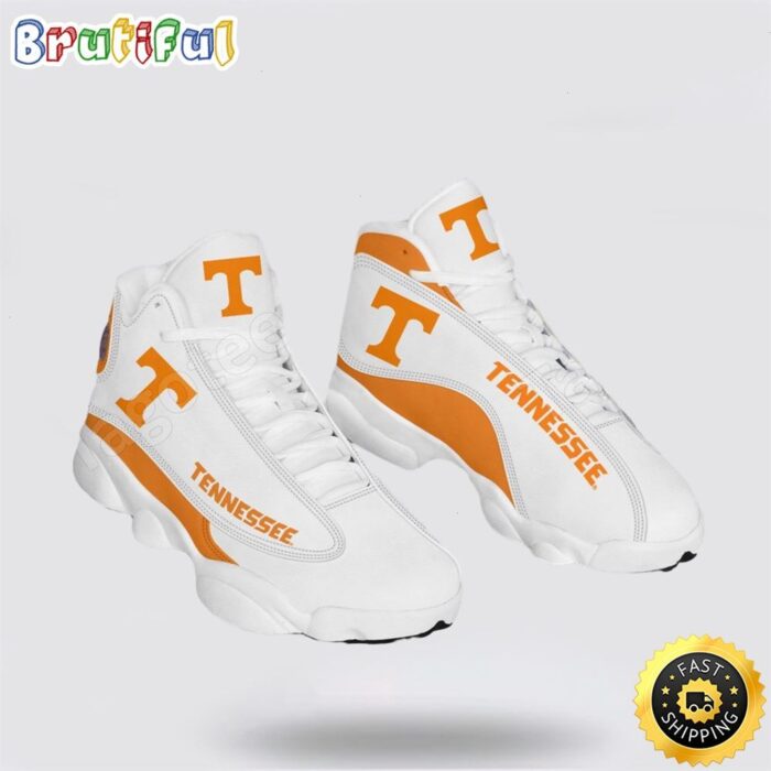 NCAA Tennessee Air Jordan 13 Printed Logo JD 13