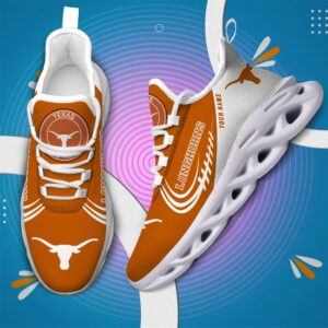 NCAA Texas Longhorns Max Soul Sneaker Custom Name 05 M12