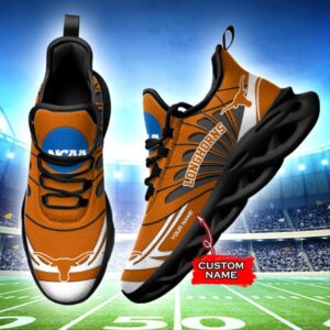 NCAA Texas Longhorns Max Soul Sneaker Custom Name 62HTN1967