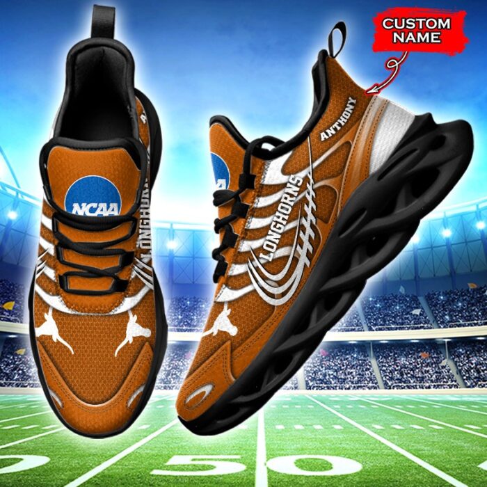 NCAA Texas Longhorns Max Soul Sneaker Custom Name 65HTN2077