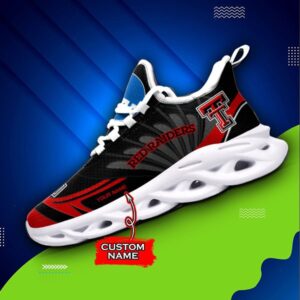 NCAA Texas Tech Red Raiders Max Soul Sneaker Custom Name 62RTT1634