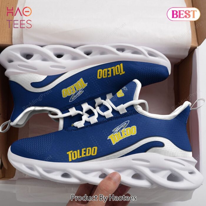 NCAA Toledo Rockets White Blue Max Soul Shoes