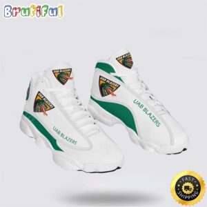 NCAA UAB Blazers Air Jordan 13 Printed Logo JD 13