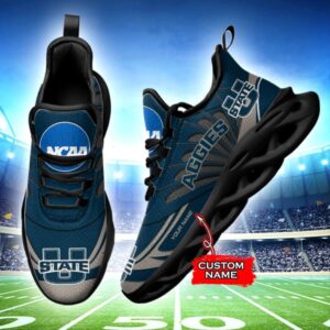 NCAA Utah State Aggies Max Soul Sneaker Custom Name 62RTT1638