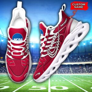 NCAA Wisconsin Badgers Max Soul Sneaker Custom Name 65 M12HTN4335