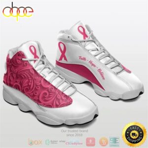 NEW Breast Cancer Faith Hope Believe Air Jordan 13