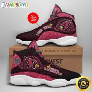 NFL Arizona Cardinals Custom Name Air Jordan 13 Shoes V1