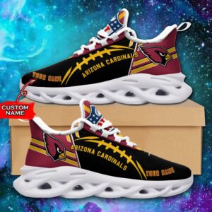 NFL Arizona Cardinals Max Soul Sneaker Custom Name 46M12