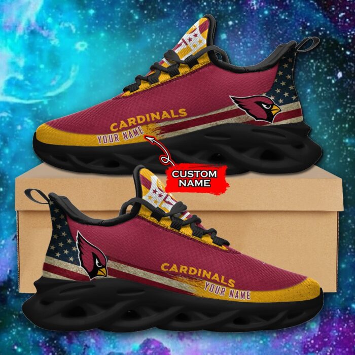 NFL Arizona Cardinals Max Soul Sneaker Custom Name Pod 42 M1RTT