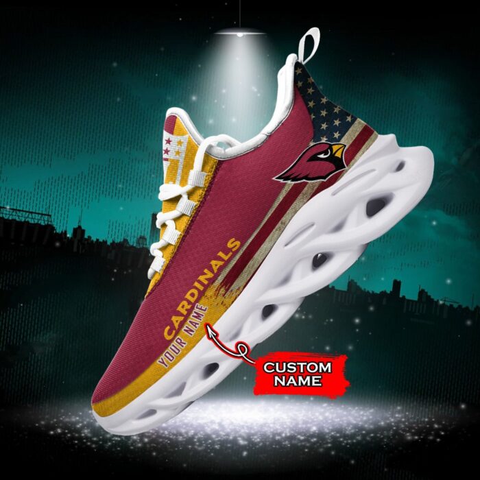 NFL Arizona Cardinals Max Soul Sneaker Custom Name Pod 42 M1RTT