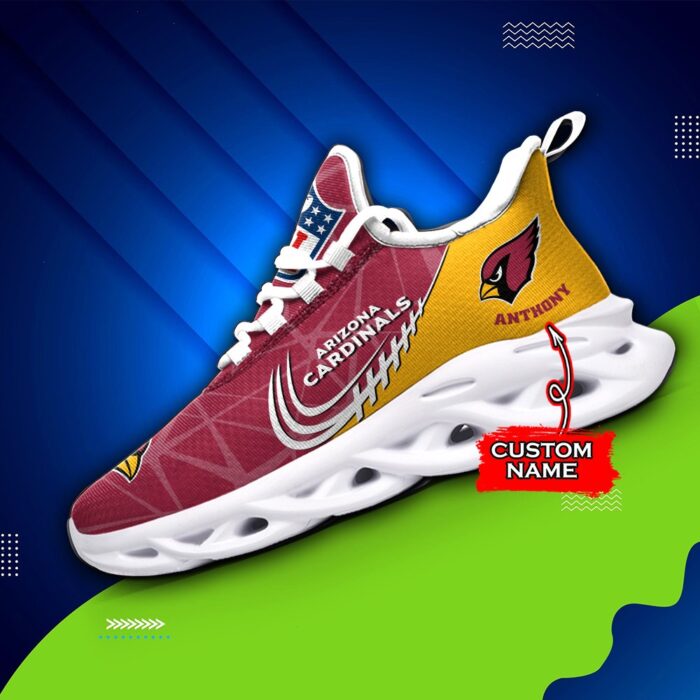 NFL Arizona Cardinals Max Soul Sneaker Custom Name Ver 3