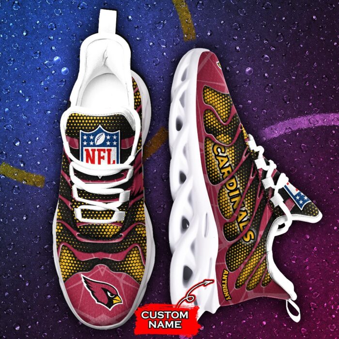 NFL Arizona Cardinals Max Soul Sneaker Custom Name Ver 5