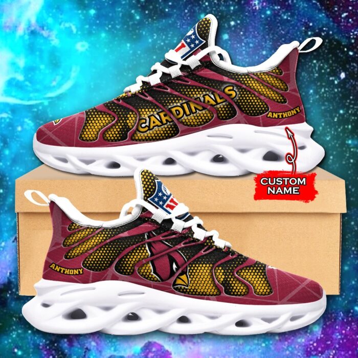 NFL Arizona Cardinals Max Soul Sneaker Custom Name Ver 5