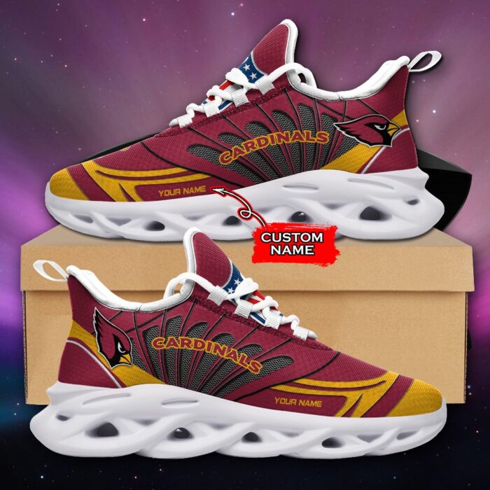 NFL Arizona Cardinals Max Soul Sneaker Custom Name Ver 8