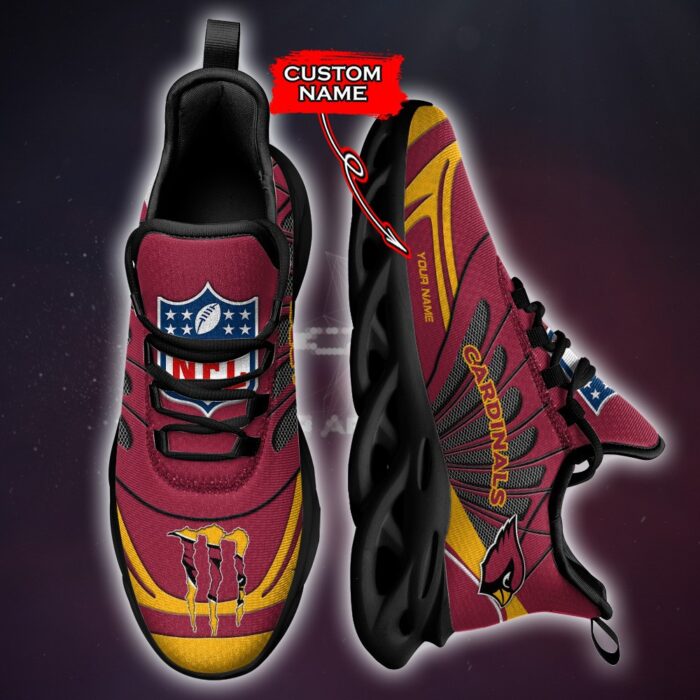 NFL Arizona Cardinals Max Soul Sneaker Custom Name Ver 8