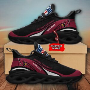 NFL Arizona Cardinals Max Soul Sneaker Monster Custom Name Style 2