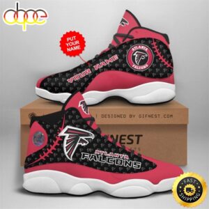 NFL Atlanta Falcons Custom Name Air Jordan 13 Shoes V4