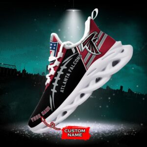 NFL Atlanta Falcons Max Soul Sneaker Custom Name 46M12