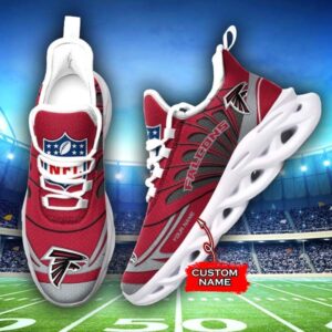 NFL Atlanta Falcons Max Soul Sneaker Custom Name 62M12