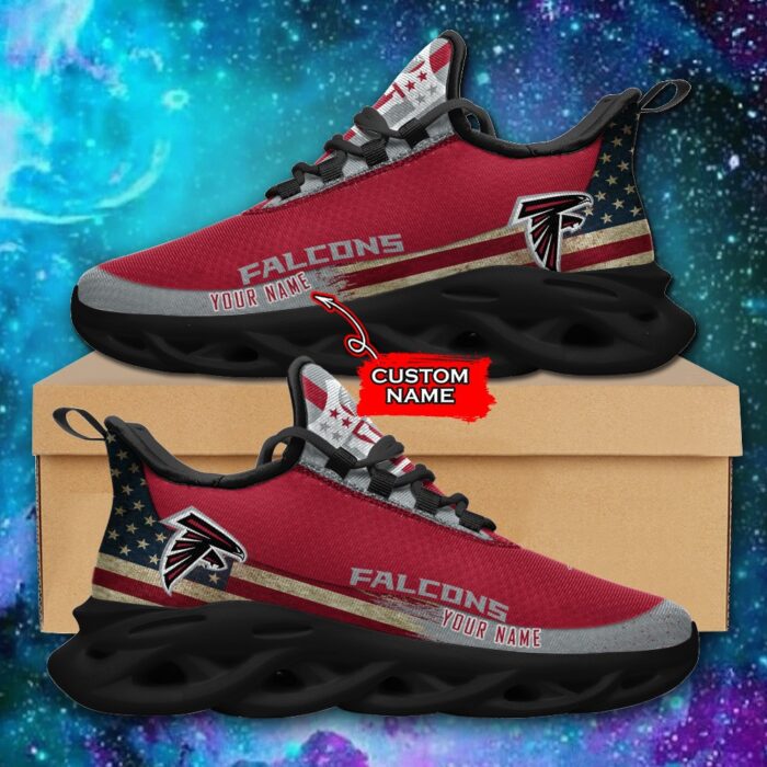 NFL Atlanta Falcons Max Soul Sneaker Custom Name Pod 42 M1RTT