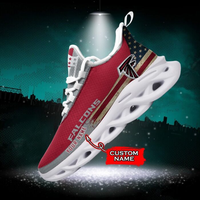 NFL Atlanta Falcons Max Soul Sneaker Custom Name Pod 42 M1RTT