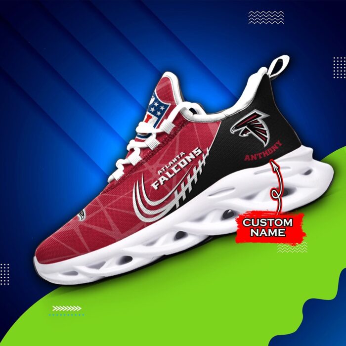 NFL Atlanta Falcons Max Soul Sneaker Custom Name Ver 3