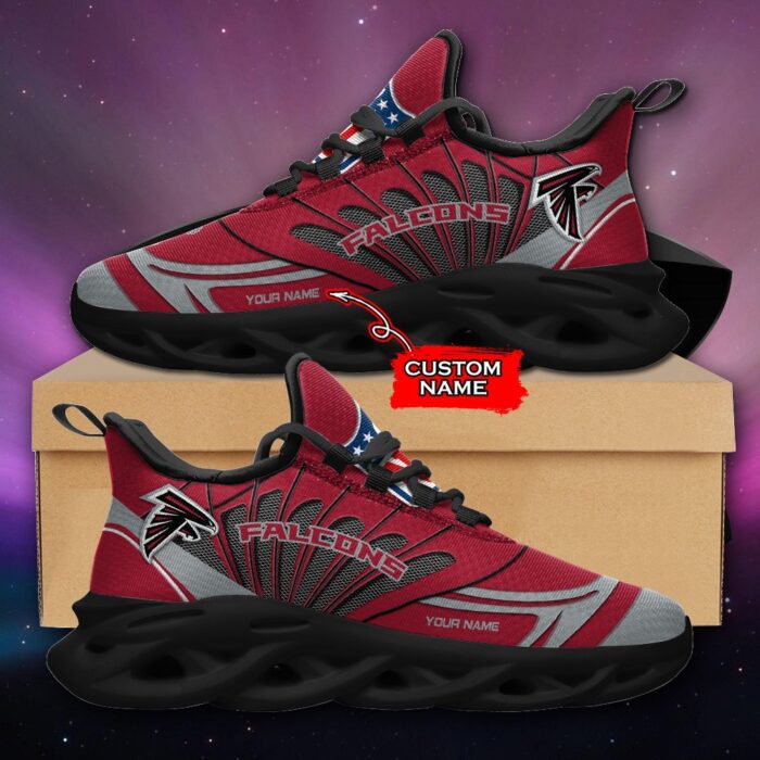 NFL Atlanta Falcons Max Soul Sneaker Custom Name Ver 8