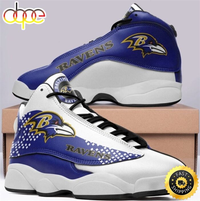 NFL Baltimore Ravens Air Jordan 13 Shoes