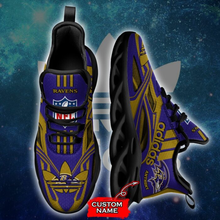 NFL Baltimore Ravens Max Soul Sneaker Adidas 39M12