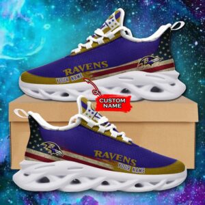 NFL Baltimore Ravens Max Soul Sneaker Custom Name Pod 42 M1RTT