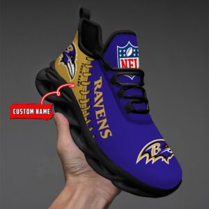 NFL Baltimore Ravens Max Soul Sneaker Custom Name Ver 1