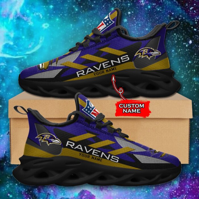 NFL Baltimore Ravens Max Soul Sneaker Custom Name Ver 10