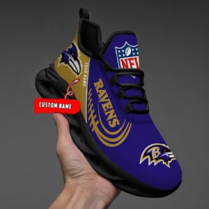 NFL Baltimore Ravens Max Soul Sneaker Custom Name Ver 2