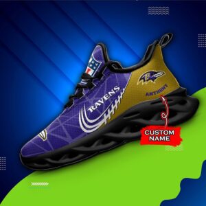 NFL Baltimore Ravens Max Soul Sneaker Custom Name Ver 3