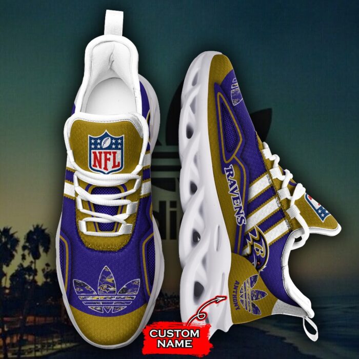 NFL Baltimore Ravens Max Soul Sneaker Custom Name Ver 4