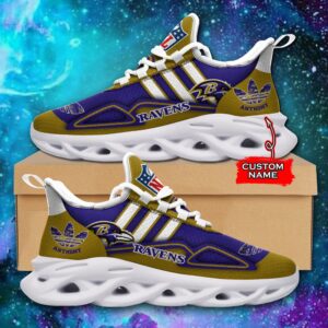 NFL Baltimore Ravens Max Soul Sneaker Custom Name Ver 4