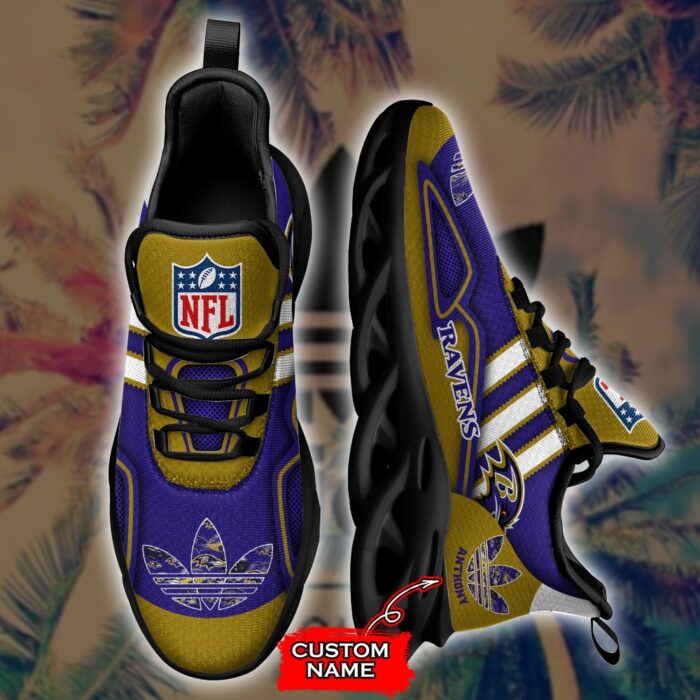 NFL Baltimore Ravens Max Soul Sneaker Custom Name Ver 4