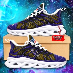 NFL Baltimore Ravens Max Soul Sneaker Custom Name Ver 5