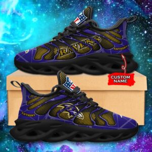 NFL Baltimore Ravens Max Soul Sneaker Custom Name Ver 5