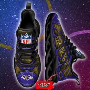 NFL Baltimore Ravens Max Soul Sneaker Custom Name Ver 6