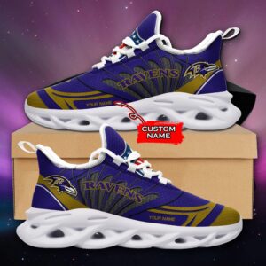 NFL Baltimore Ravens Max Soul Sneaker Custom Name Ver 8