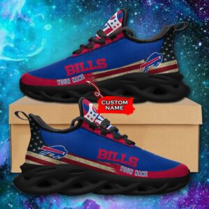 NFL Buffalo Bills Max Soul Sneaker Monster Custom Name 42M12