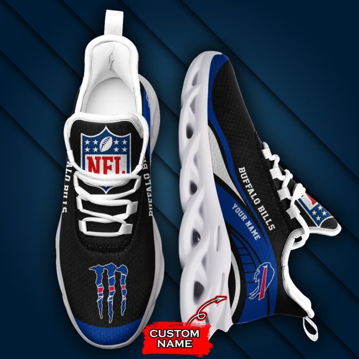 NFL Buffalo Bills Max Soul Sneaker Monster Custom Name Style 2