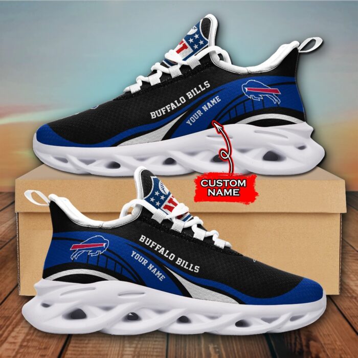 NFL Buffalo Bills Max Soul Sneaker Monster Custom Name Style 2