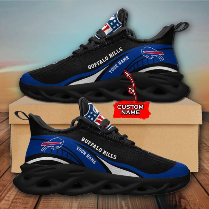 NFL Buffalo Bills Max Soul Sneaker Monster Custom Name Style 2